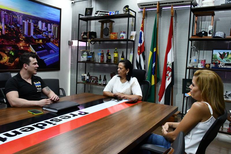 Encontro foi realizado com Hugo Gonçalves, que é treinador da atleta prudentina