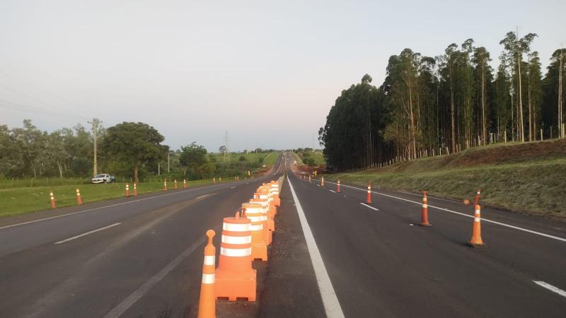 trecho sentido leste na altura do km 629 da Raposo Tavares, em Venceslau, foi parcialmente liberado