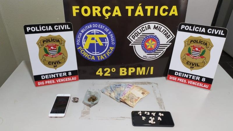 Casal assumiu a propriedade dos entorpecentes e dos demais objetos relacionados ao comércio de drogas ilícitas