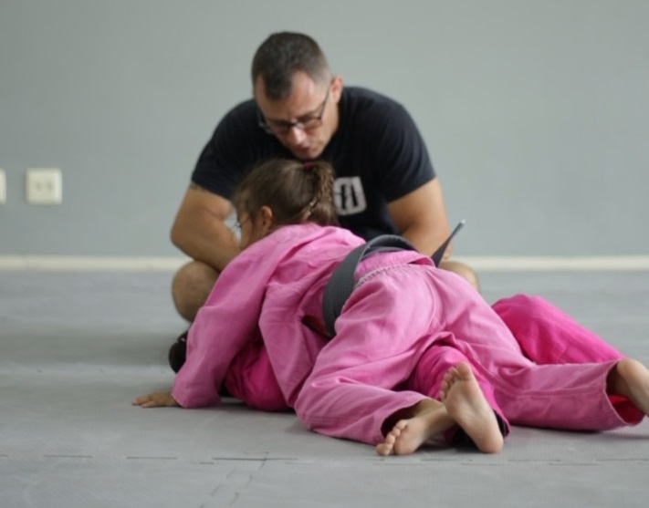 Sensei Henrique com uma duplinha do Festival Almeida JJ realizado pela manhã