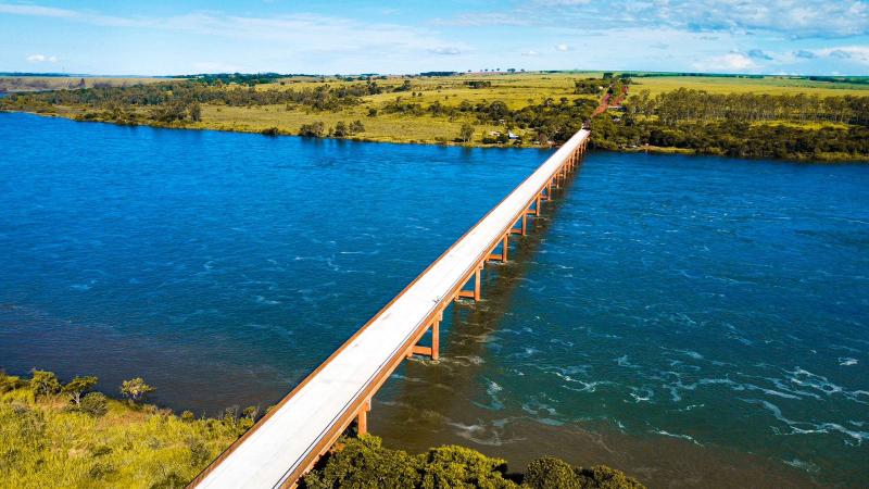 Ponte está localizada no km 150 da Rodovia Rodolfo Ribeiro de Castro