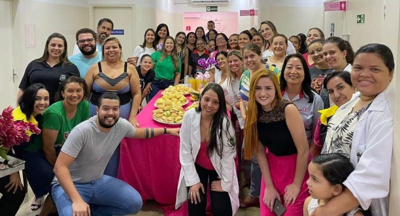 Homenagem da Secretaria de Saúde de Mirante do Paranapanema às mulheres que integram a pasta