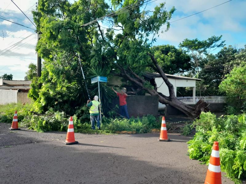 Temporal causou prejuízos em Rosana nesta semana