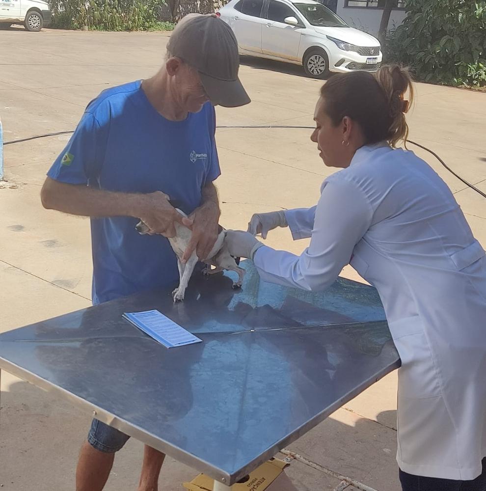 Vacinação foi realizada na sede da Casa da Agricultura de Pirapozinho