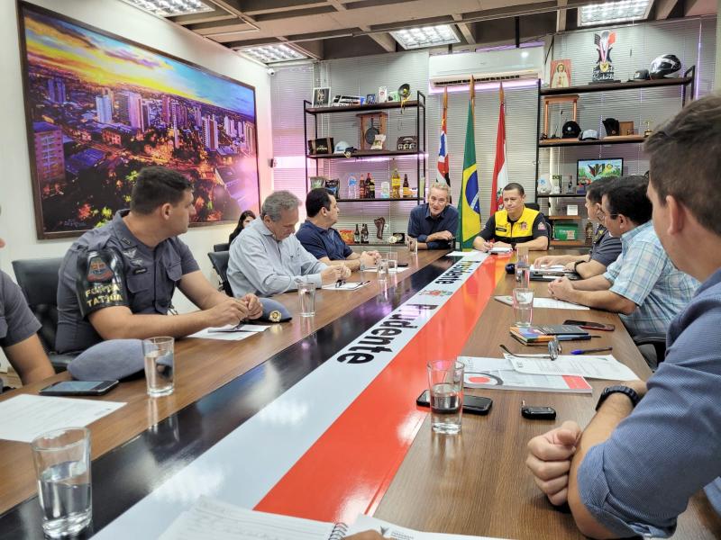 Encontro foi realizado hoje no gabinete do Paço Municipal