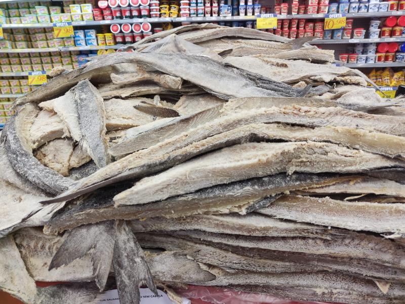 No Supermercados Estrela, venda de bacalhau e outros peixes salgados surpreendeu 