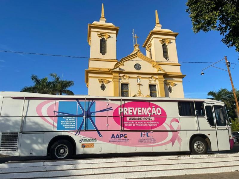 Ônibus do Papanicolau estará hoje em Santo Anastácio, em frente ao Postão