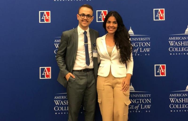 Eles representaram a Toledo Prudente na primeira rodada da principal competição de direitos humanos das Américas, ontem, na American University, em Washington