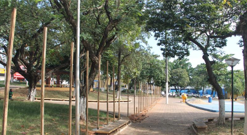 Obras de revitalização da Praça Manoel Marques Silva têm previsão para entrega em 12 meses