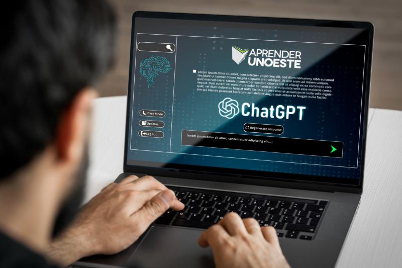 ChatGPT já está disponível no Ambiente Virtual de Aprendizagem “Aprender Unoeste” e funciona como uma espécie de apoio virtual ao aprendizado acadêmico