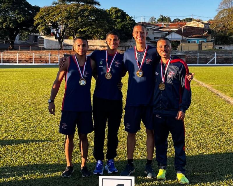 Quarteto prudentino de ouro do revezamento 4x100