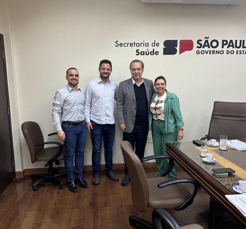 Presidente do Ciop, Roger Fernandes Gasques, realizou reunião com secretário estadual de Saúde, Eleuses Paiva