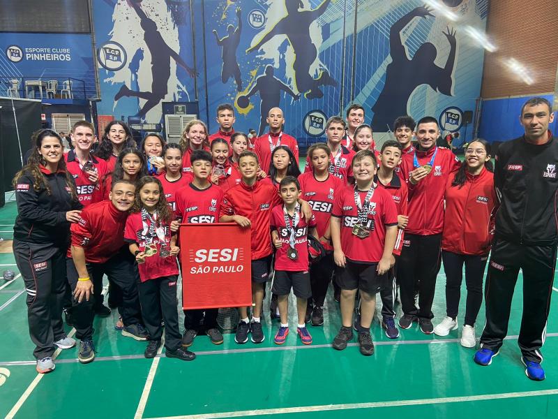 Evento vai reunir aproximadamente 100 atletas que compõem a equipe de Badminton do Sesi-SP