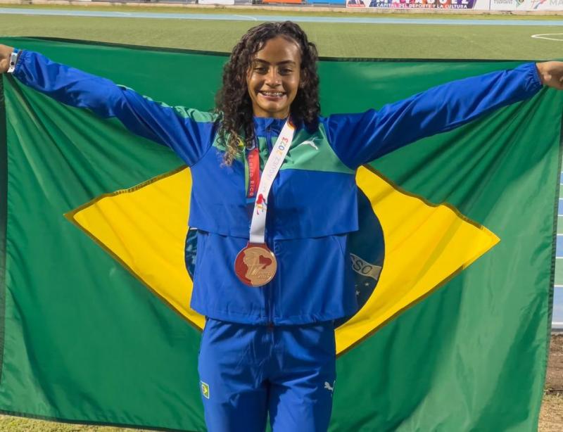 Conquista é importante para Gabrielly, que busca uma bolsa internacional 