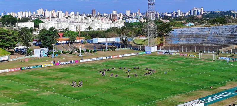 Grêmio treinou na tarde desta quinta no Prudentão, antes do duelo deste sábado, às 16h, contra o MAC