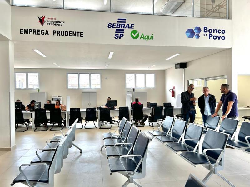 Emprega Prudente, Banco do Povo e Sebrae Aqui agora ficam no Atende Prudente