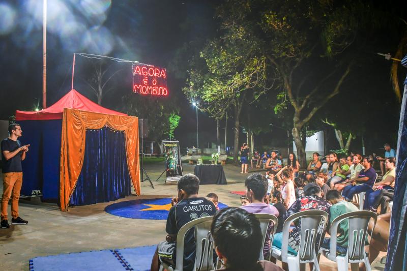 Espetáculo “Agora é o Momento” reuniu grande público no domingo, no distrito de Eneida