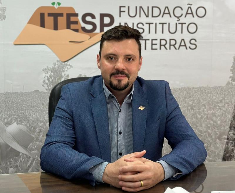 Lucas já ocupava a função de chefe de gabinete do Itesp e agora assume o cargo máximo da instituição