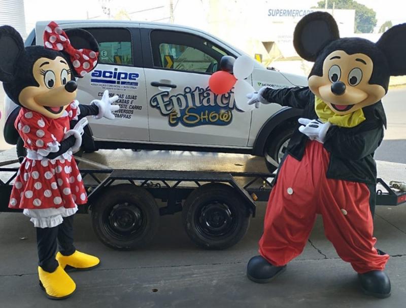 Para tornar Dia das Crianças ainda mais especial está sendo preparado desfile com a presença dos adorados personagens Mickey e Minnie
