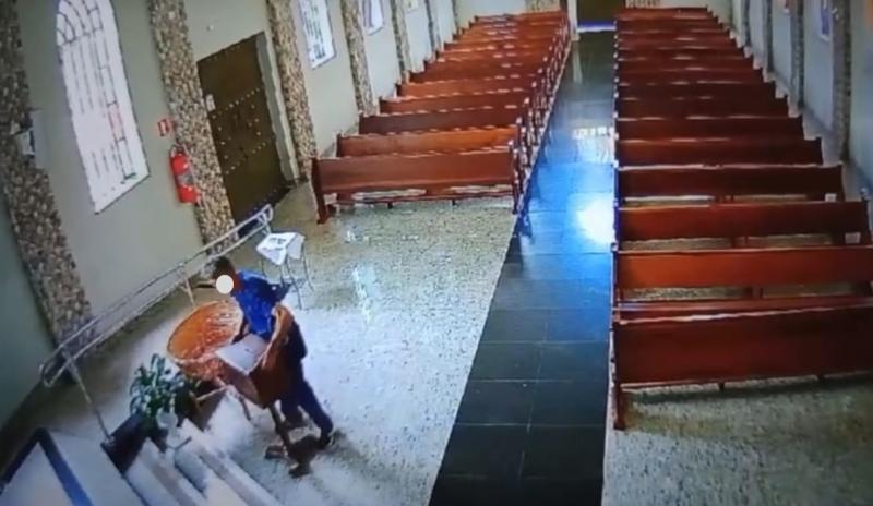 Homem de 58 anos de idade é o responsável pelos furtos no Santuário Nossa Senhora Aparecida, na Vila Marcondes