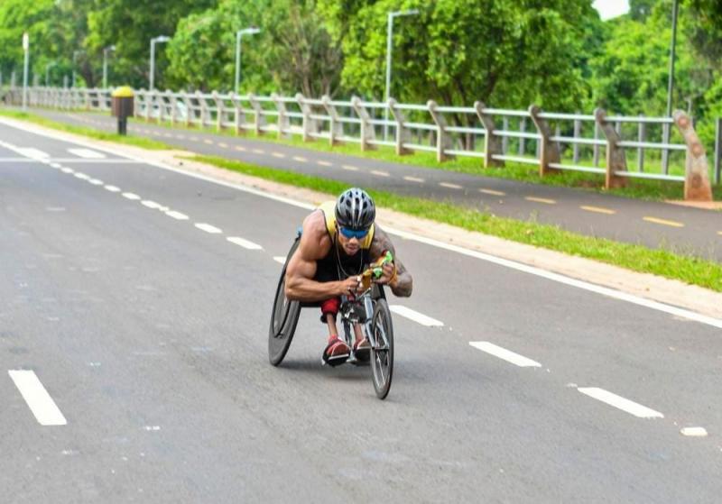 Leonardo Mello vence na categoria PCD Cadeirante e faz sua melhor marca no 15 km