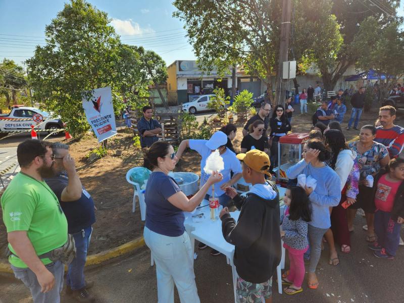 Evento contará com distribuição gratuita de algodão-doce para comunidade