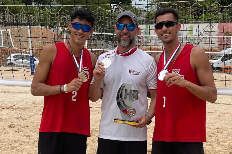 Vilsomar Brito e Gabriel Zulian conquistaram a medalha de prata, com 4 vitórias em 5 jogos