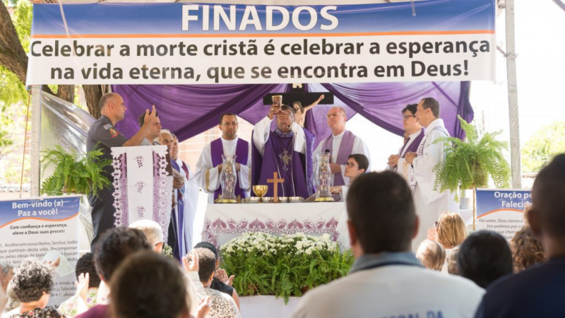 Bispo Dom Benedito Gonçalves dos Santos presidirá primeira missa, às 8h, no Cemitério São João Batista