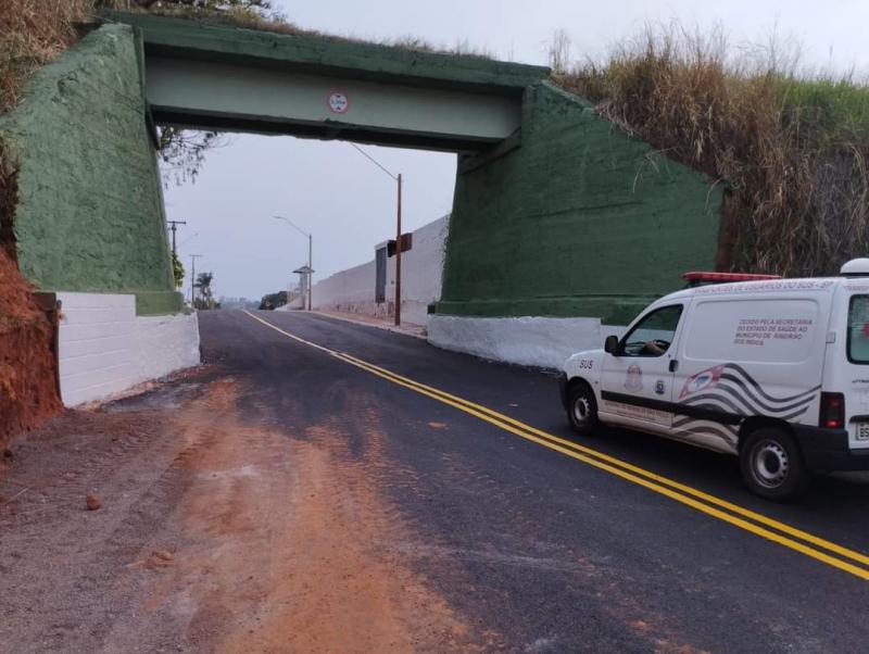 Com a obra, pontilhão tem hoje 5,30 metros de altura e vai facilitar tráfego de caminhões de carga e maquinários agrícolas