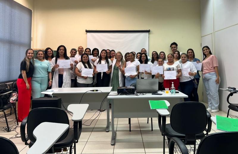 Vinte e cinco pessoas participaram do curso de capacitação de Cuidador de Idoso oferecido pela Prefeitura de Mirante
