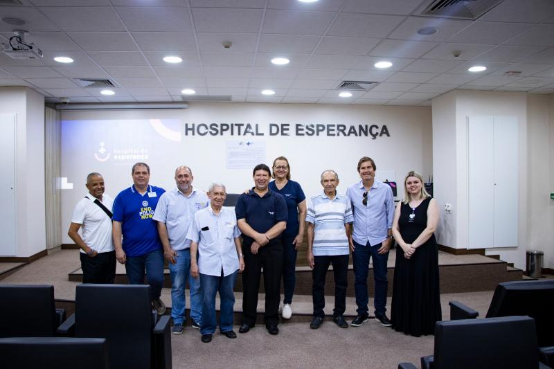 Representantes conheceram as demandas atuais do hospital