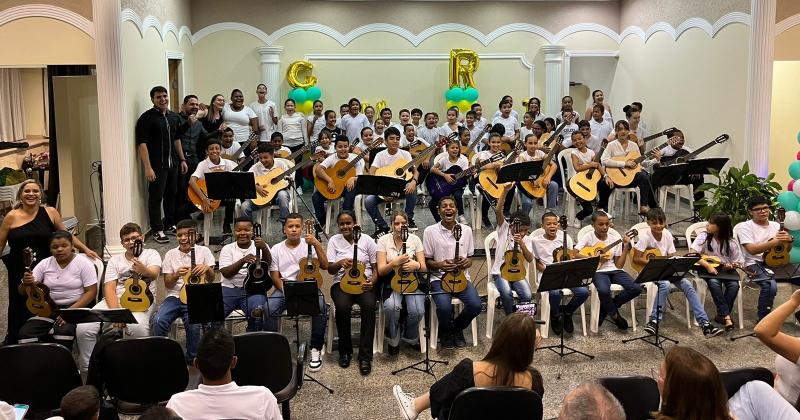 Audição de encerramento dos trabalhos contou com a participação de 100 alunos