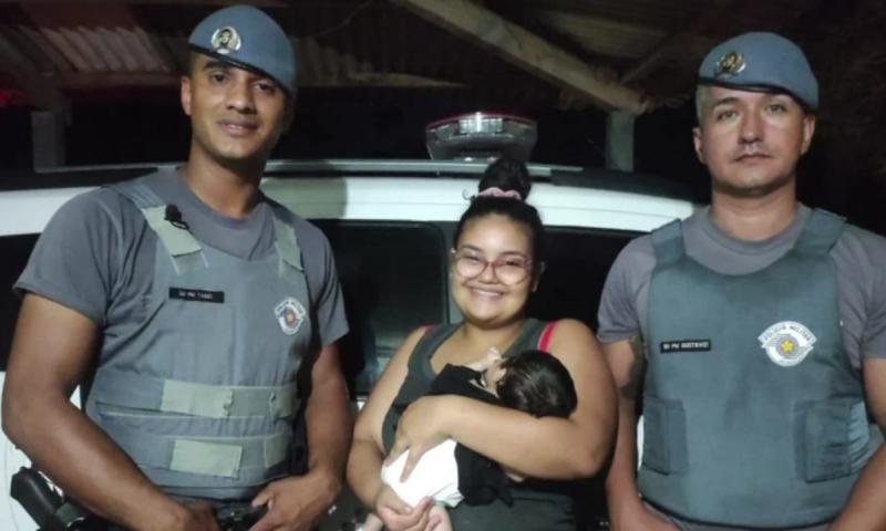 Após socorro pelos oficiais, Agnes e a mãe foram levadas para Santa Casa de Osvaldo Cruz