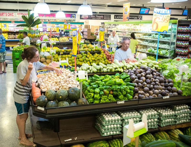 Supermercados Estrela também sentiu diferença no abastecimento de frutas e verduras