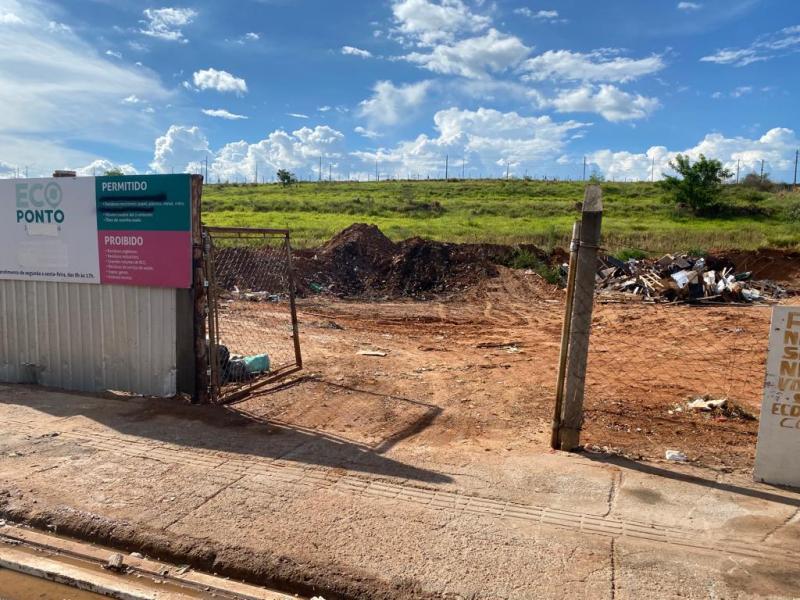 Ecoponto do Residencial Bongiovani foi reaberto na manhã desta quinta