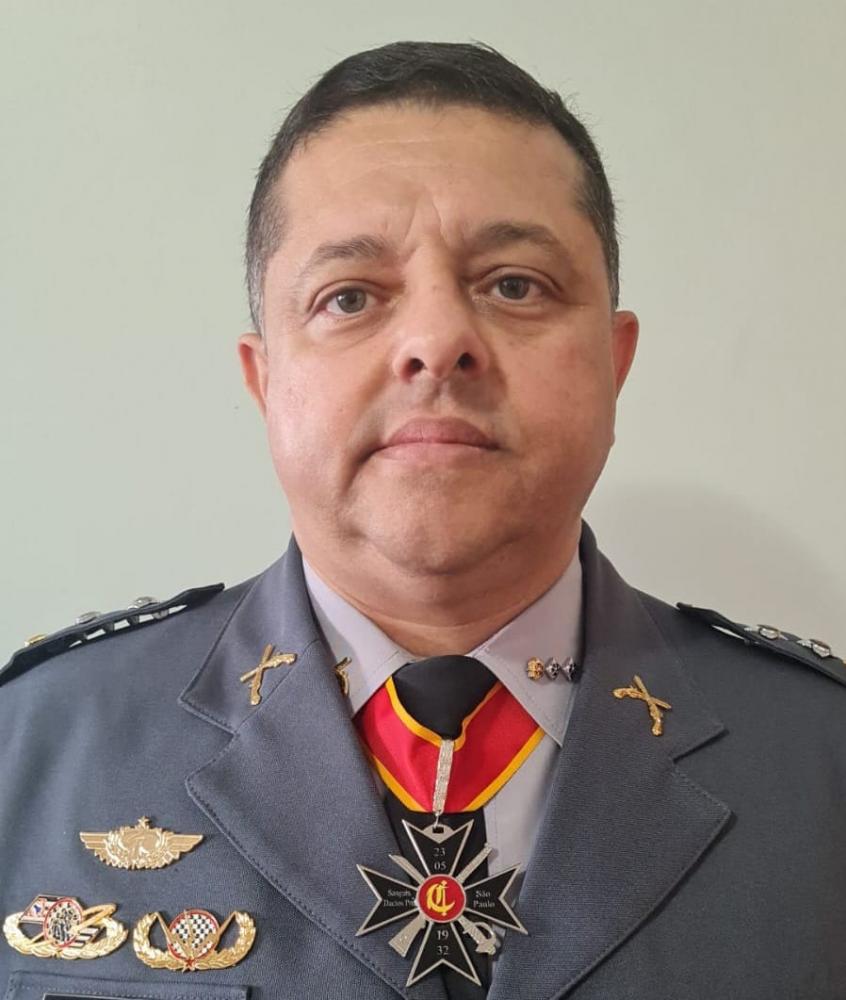 Tenente coronel da Polícia Militar, Luís Nelson Disaró, que comanda 18º BPM/I
