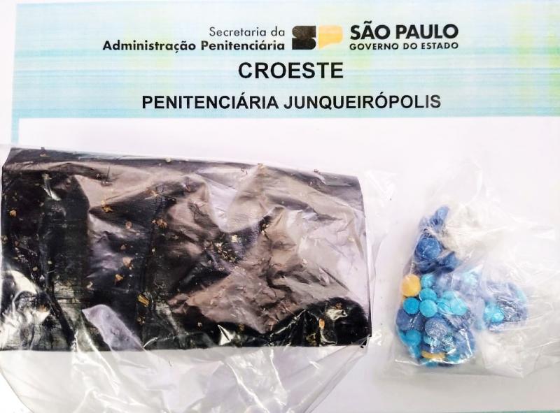 Em Junqueirópolis, companheira de preso foi flagrada com 110 comprimidos de estimulante sexual