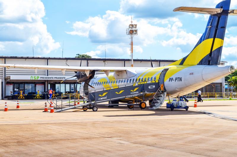 Atualmente, aeroporto de Prudente atende voos regulares da Azul, Gol Linhas Aéreas e Latam