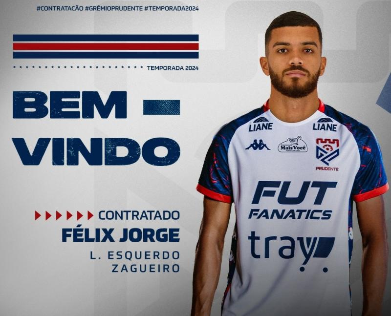 Retorno de Félix Jorge foi anunciado oficialmente pelo Grêmio Prudente na tarde desta quarta
