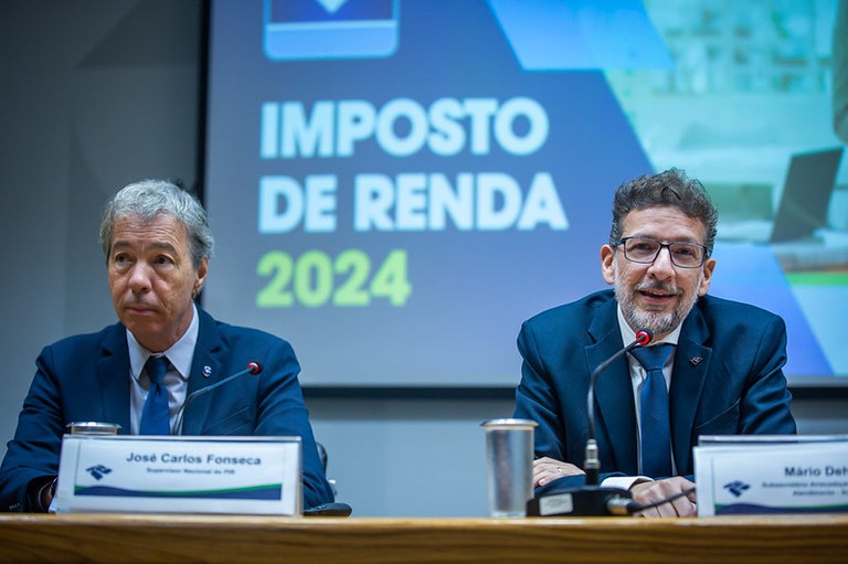 José Carlos e Mário anunciaram novas regras e facilidades para a declaração do IRPF de 2024
