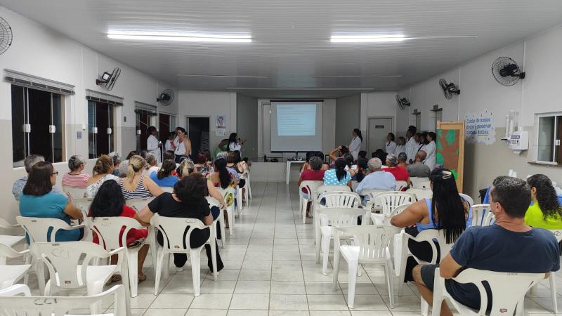 Palestra foi ministrada por turma do Curso Técnico de Podologia do Senac