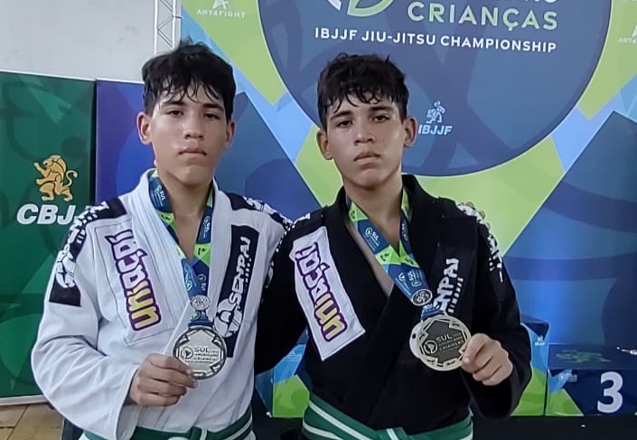 Yuri Barros e Ygor Barros no Sul Americano da IBJJF no RJ