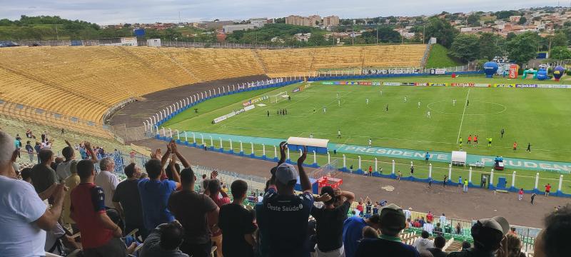 Centroavante Maranhão fez o gol da vitória do Carcará por 2 a 1 contra o União São João de Araras na tarde deste sábado no Prudentão