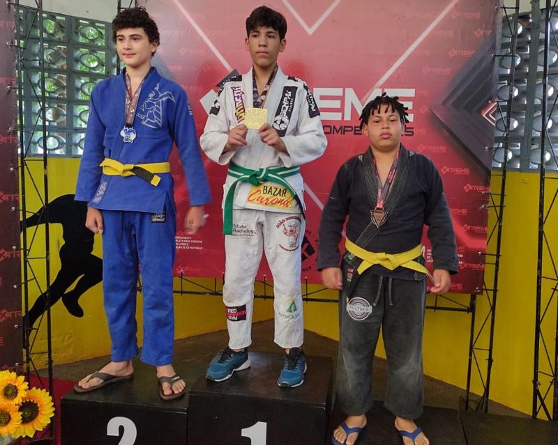 Yuri Barros, campeão, Infanto B até 65 kg