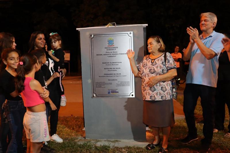 Família e amigos do jovem que deu nome à pista de skate participaram de cerimônia de reinauguração em Rancharia 