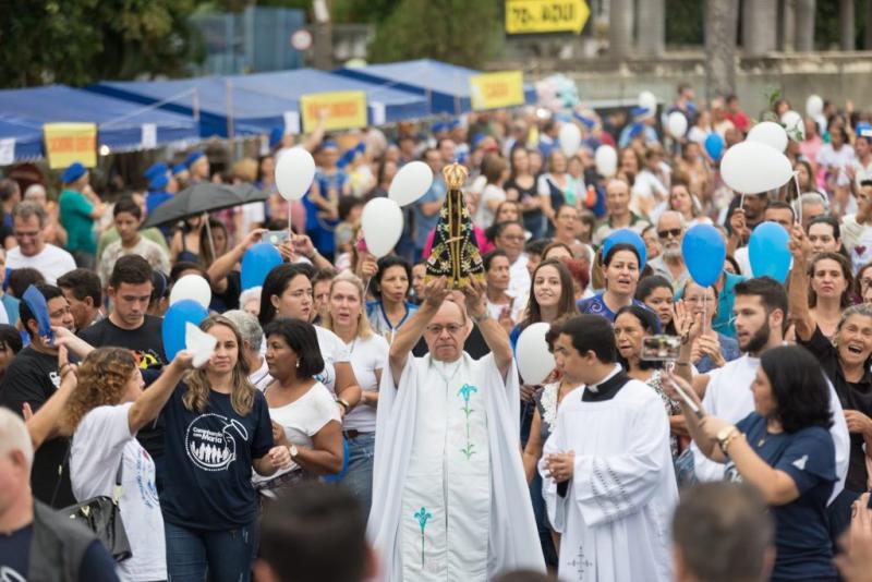 No dia 1º de maio, fiéis caminharão por cerca de 11 km com Imagem Peregrina