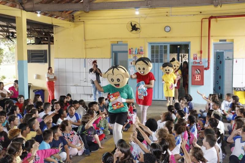 Biblioteca Municipal Castro Alves de Rancharia faz exposição de obras de Mauricio de Souza