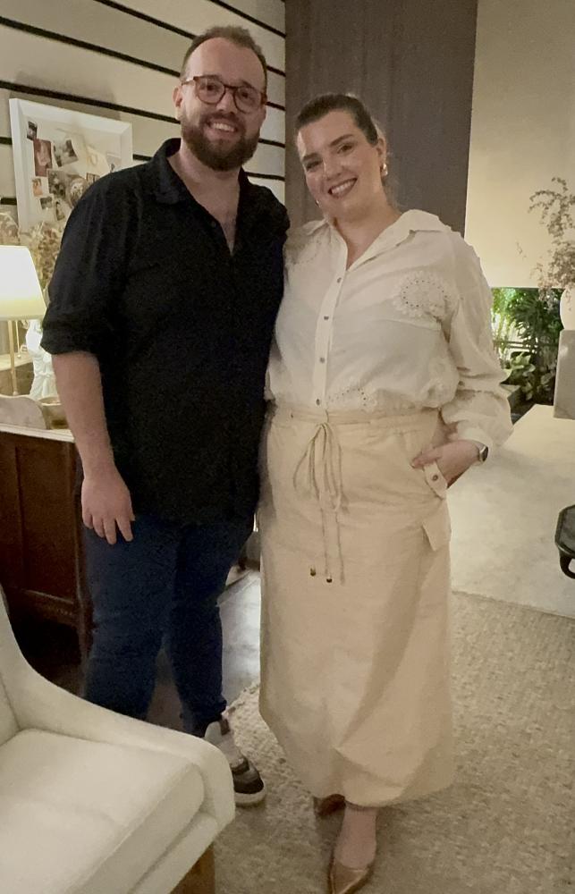FERNANDO PIFFER E A ESPOSA ANA