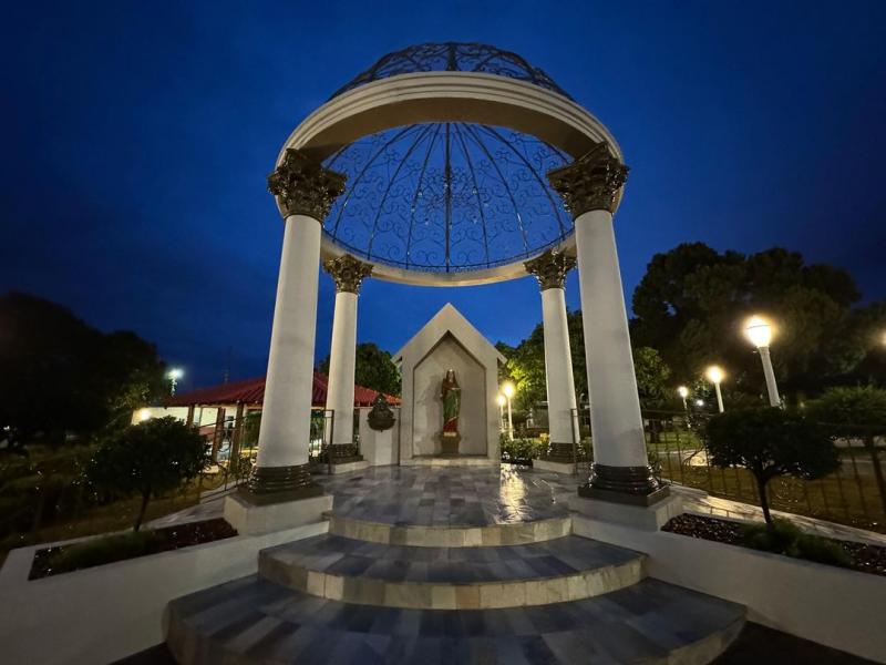 Espaço, alusivo à padroeira da cidade, foi inaugurado no dia 29, na Praça Matriz