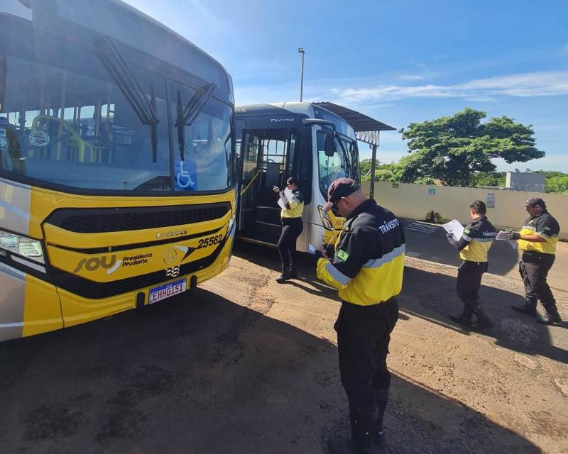Fiscalização contemplou 45 veículos da frota da SOU nesse final de semana